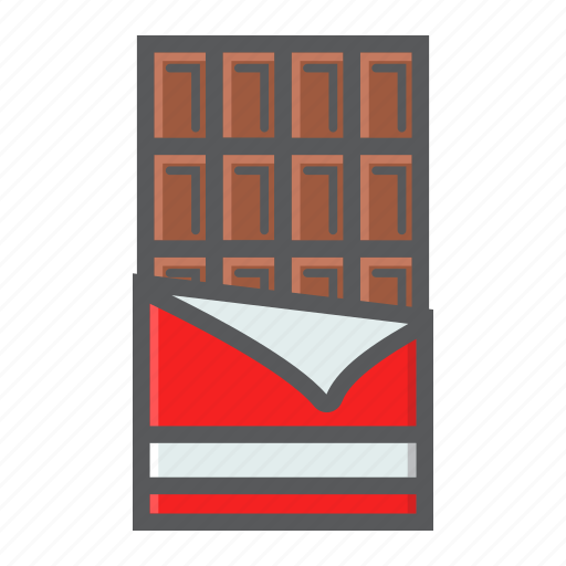 Bar, candy, chocolate, cocoa, dessert, food, sweet icon - Download on Iconfinder