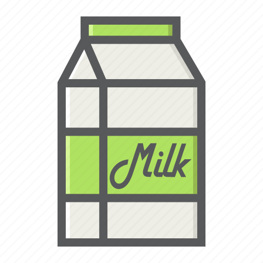 Box, carton, dairy, drink, food, milk, package icon - Download on Iconfinder