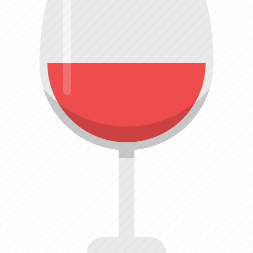 Glass, red wine, wine, alcohol, drink, kitchen icon - Download on Iconfinder