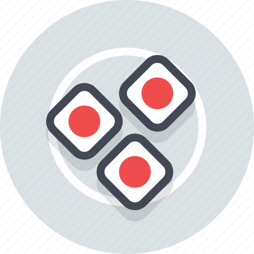 Meal, plate, sushi, food, kitchen, restaurant icon - Download on Iconfinder