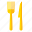 fork, knife, cutlery, restaurant, dinner, tableware, food 