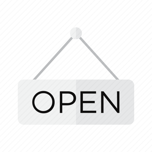 Open, restaurant, cafe, shop, store, sign icon - Download on Iconfinder