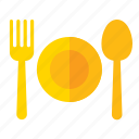 table, manner, fork, plate, spoon, restaurant, dinner, meal, date