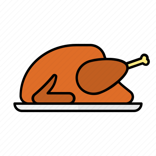 Chicken, turkey, dinner, meat, meal, restaurant icon - Download on Iconfinder