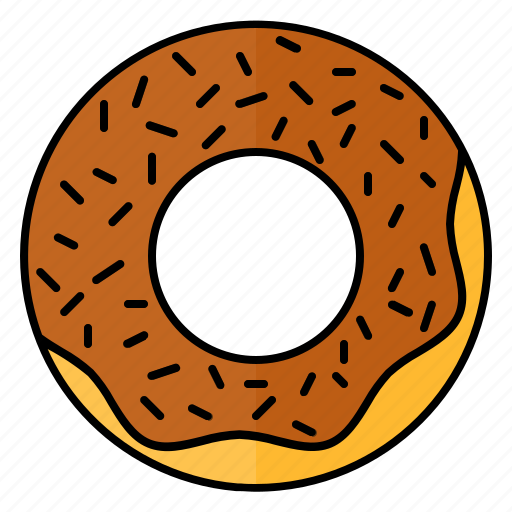 Donut, food, dessert, sweet, cafe, restaurant icon - Download on Iconfinder