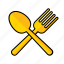 fork, spoon, cutlery, restaurant, dinner, tableware, food 