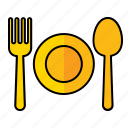 table, manner, fork, plate, spoon, restaurant, dinner, meal, date, cutlery