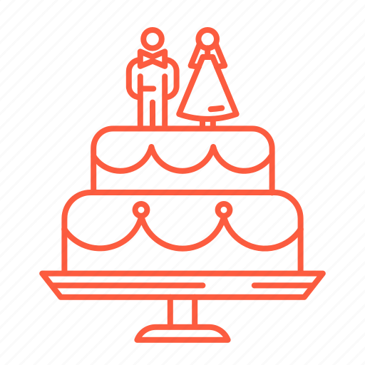Bride, cake, dessert, groom, sweets, wedding, wedding cake icon - Download on Iconfinder