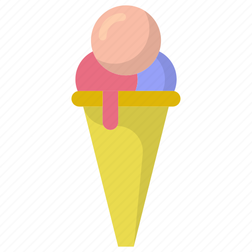 Download Cone, cup cone, ice cone, ice cream, snow cone icon