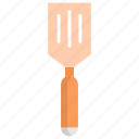 cutlery, kitchen utensils, knife, slotted spatula, turner spoon