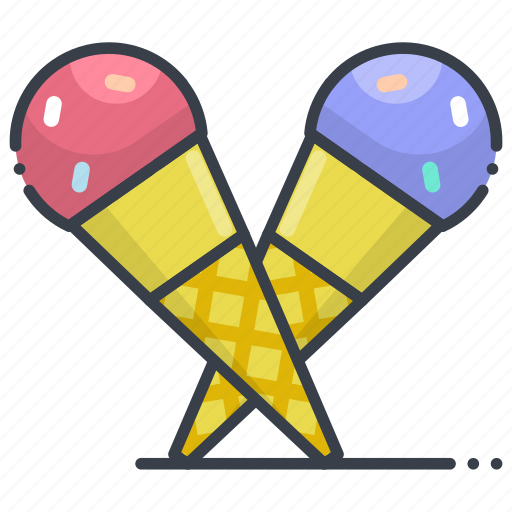 Cone, cup cone, ice cone, ice cream, snow cone icon - Download on Iconfinder