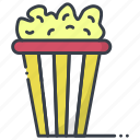 kettle corn, popcorn, popcorn box, popcorn tin, popping corn