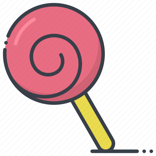 Confectionery, lollipop, lolly, sweet snack, swirl lollipop icon - Download on Iconfinder