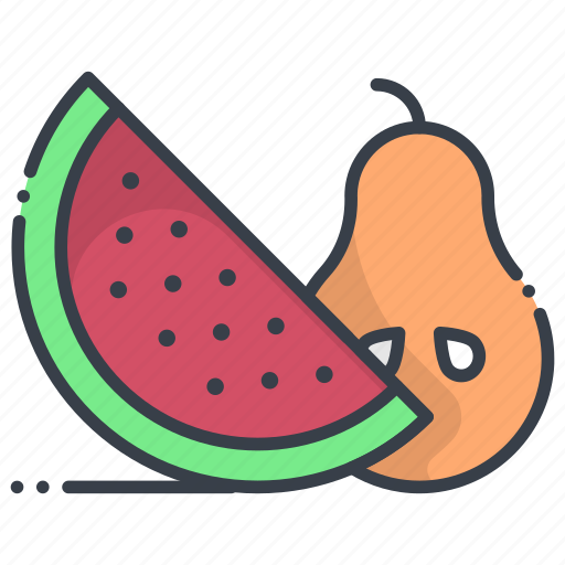Banana, food, fruits, watermelon, watermelon slice icon - Download on Iconfinder