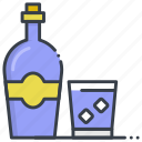 alcohol, beer bottle, wine, wine bottle, wine glass