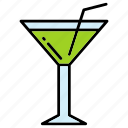 cocktail, drink, lemon 