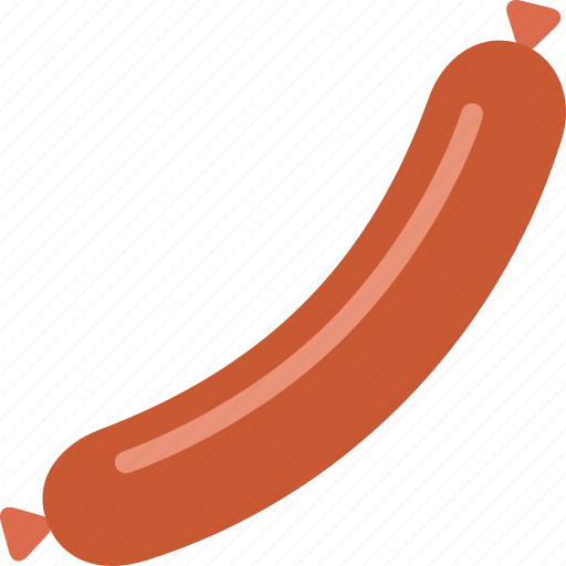 Banger, bratwurst, frankfurter, kielbasa, meat, sausage, weiner icon - Download on Iconfinder