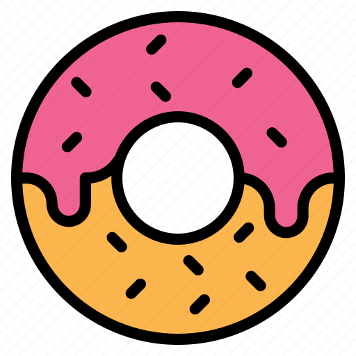 Food, filled, donut icon - Download on Iconfinder