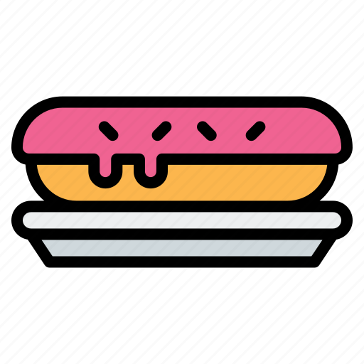 Food, filled, eclair icon - Download on Iconfinder