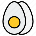 food, filled, egg