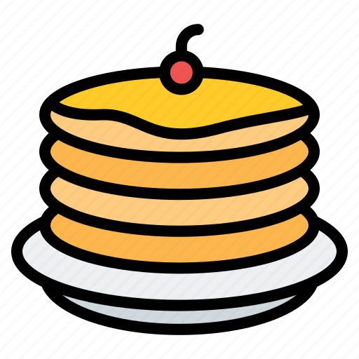 Food, filled, pancake icon - Download on Iconfinder