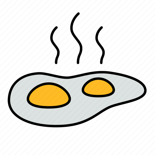 Food, breakfast, egg, meal, fried, yolk icon - Download on Iconfinder
