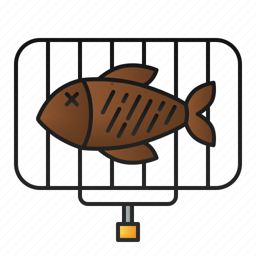 Grilled, fish, food, meal, grill, roasted, seafood icon - Download on Iconfinder