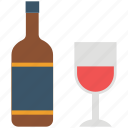 alcohol, alcoholic drink, beverage, bottle, drink, glass, wine