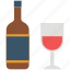alcohol, alcoholic drink, beverage, bottle, drink, glass, wine 