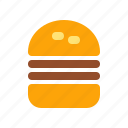 burger, food, meal, restaurant