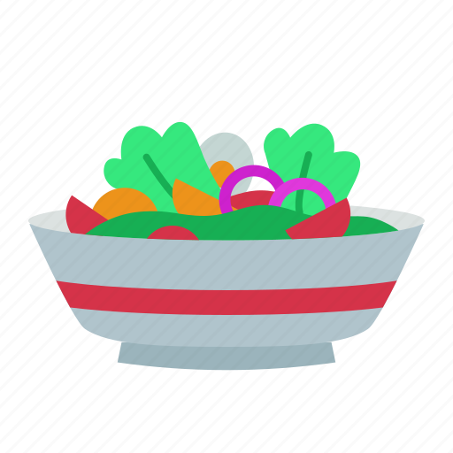 Salad, food, fresh, vegetable, green, diet, meal icon - Download on Iconfinder