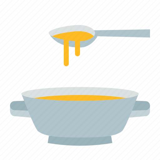 Soup, food, bowl, meal, lunch, spoon icon - Download on Iconfinder