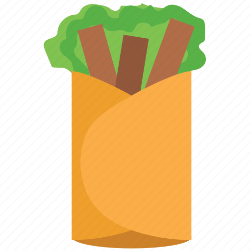 Burritos, food, mexican food, taco, tortilla, wraps icon - Download on Iconfinder