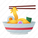 noodle, bowl, food, cuisine, meal, japan, chopstick