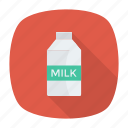 bottle, drink, milk, pack