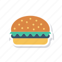 burger, eat, fastfood, junk
