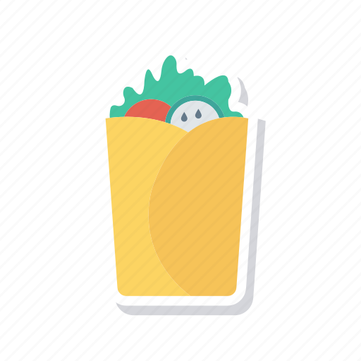 Fastfood, food, roll, shawarma icon - Download on Iconfinder