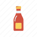 bottle, ketchup, sauce, tomato