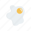 egg, fried, omelette, yolk 