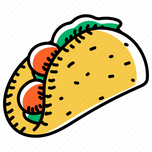 Fast food, chicken fajita, edible, meal, chicken icon - Download on Iconfinder