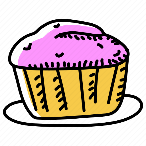 Cupcake, muffin, dessert, fairy cake, bakery food icon - Download on Iconfinder