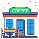coffee shop, cafe, coffee store, coffee bar, coffeehouse