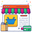 online grocery shopping, shopping website, estore, eshop, ecommerce