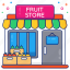fruit shop, fruit store, marketplace, outlet, commerce 