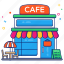 coffee shop, cafe, coffee store, coffee bar, coffeehouse 