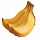 banana, bananas, diet, healthy, yellow 