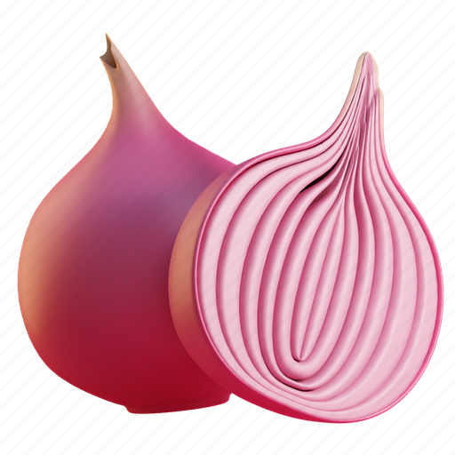 Onion, onions, ingredient, cooking 3D illustration - Download on Iconfinder