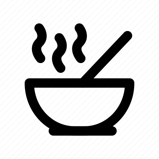 Bowl, kitchen, soup, spoon, utensils icon - Download on Iconfinder