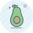 avocado, avocado icon, fruit, greenavocado, healthy icon 