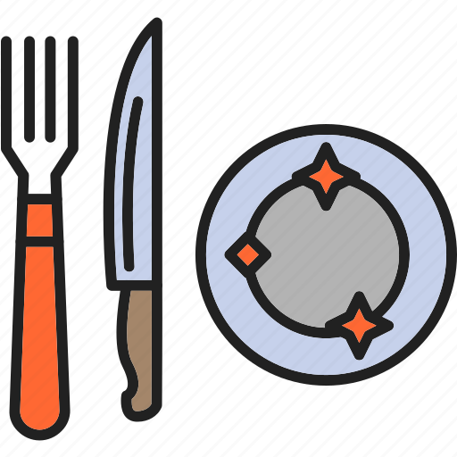 Dinning, fork, plate, spoon, restaurant icon - Download on Iconfinder
